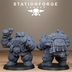 Ironvale Gearholders Infantry from StationForgeLegacy/10 Miniatures +Gratis Bases