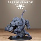 Rotfang Mega Rats from StationForgeLegacy/3 Miniatures +Gratis Bases