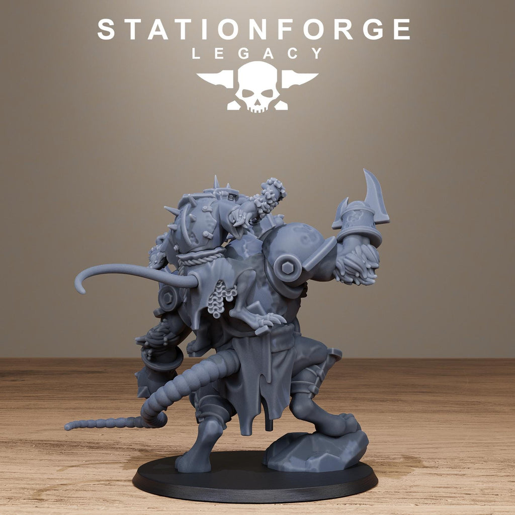 Rotfang Mega Rats from StationForgeLegacy/3 Miniatures +Gratis Bases