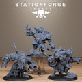 Rotfang Mega Rats from StationForgeLegacy/3 Miniatures +Gratis Bases
