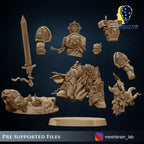 Imperialer Marine-Kreuzfahrer Electus from MeshBrainLab/Wargame Miniature+ Gratis Base