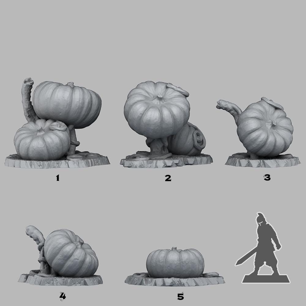 Giant pumpkins from Fantastic Plants And Rocks /5 Miniatures