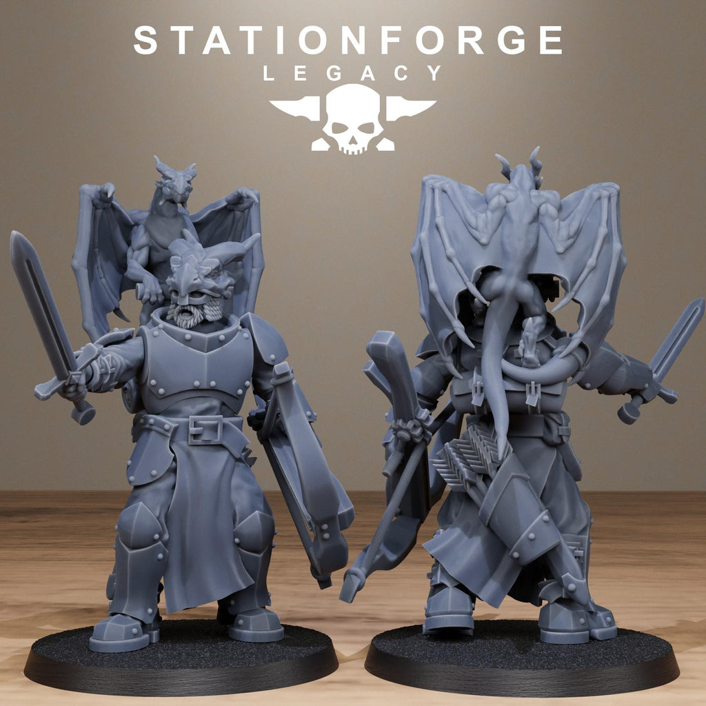 Solaris Dragon Squad from StationForgeLegacy/10 Miniatures +Gratis Bases