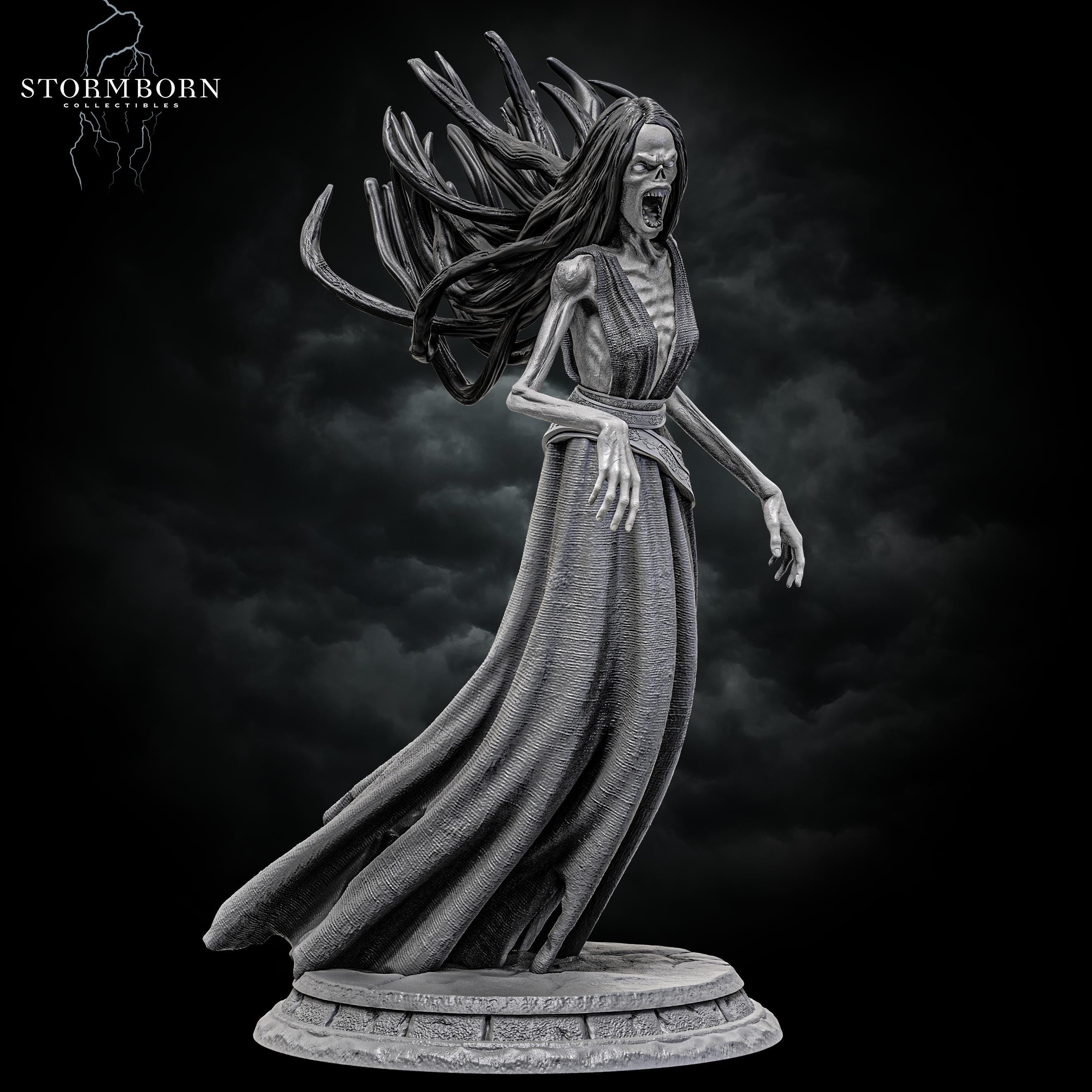Banshee from Stormborn Collectibles, Wargame Miniature+ Gratis Base