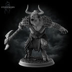 Minotaur from Stormborn Collectibles, Wargame Miniature+ Gratis Base