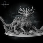 Basilisk King from Stormborn Collectibles, Wargame Miniature+ Base