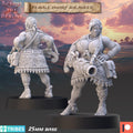 Female Dwarf Bucaneer from Across the Realms, Wargame Miniature+ Gratis Base