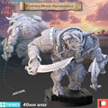 Captain Hank Ironmuzzle from Across the Realms, Wargame Miniature+ Gratis Base