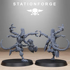 Raticus Technoclaw von StationForge/Wargame Miniaturen, 10 Figuren +Bases