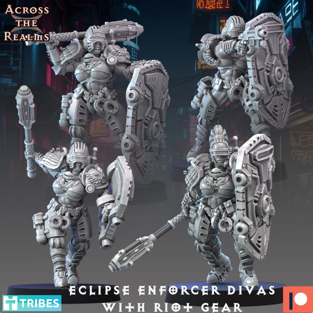 Grimdark Justice from Across the Realms, Wargame Miniatures+ Gratis Bases