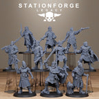 Thorncrest Trackers from StationForgeLegacy/10 Miniatures +Gratis Bases