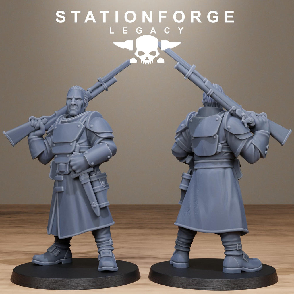 Thorncrest Trackers from StationForgeLegacy/10 Miniatures +Gratis Bases