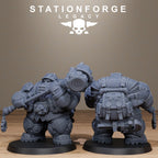 Ironvale Gearholders Infantry from StationForgeLegacy/10 Miniatures +Gratis Bases