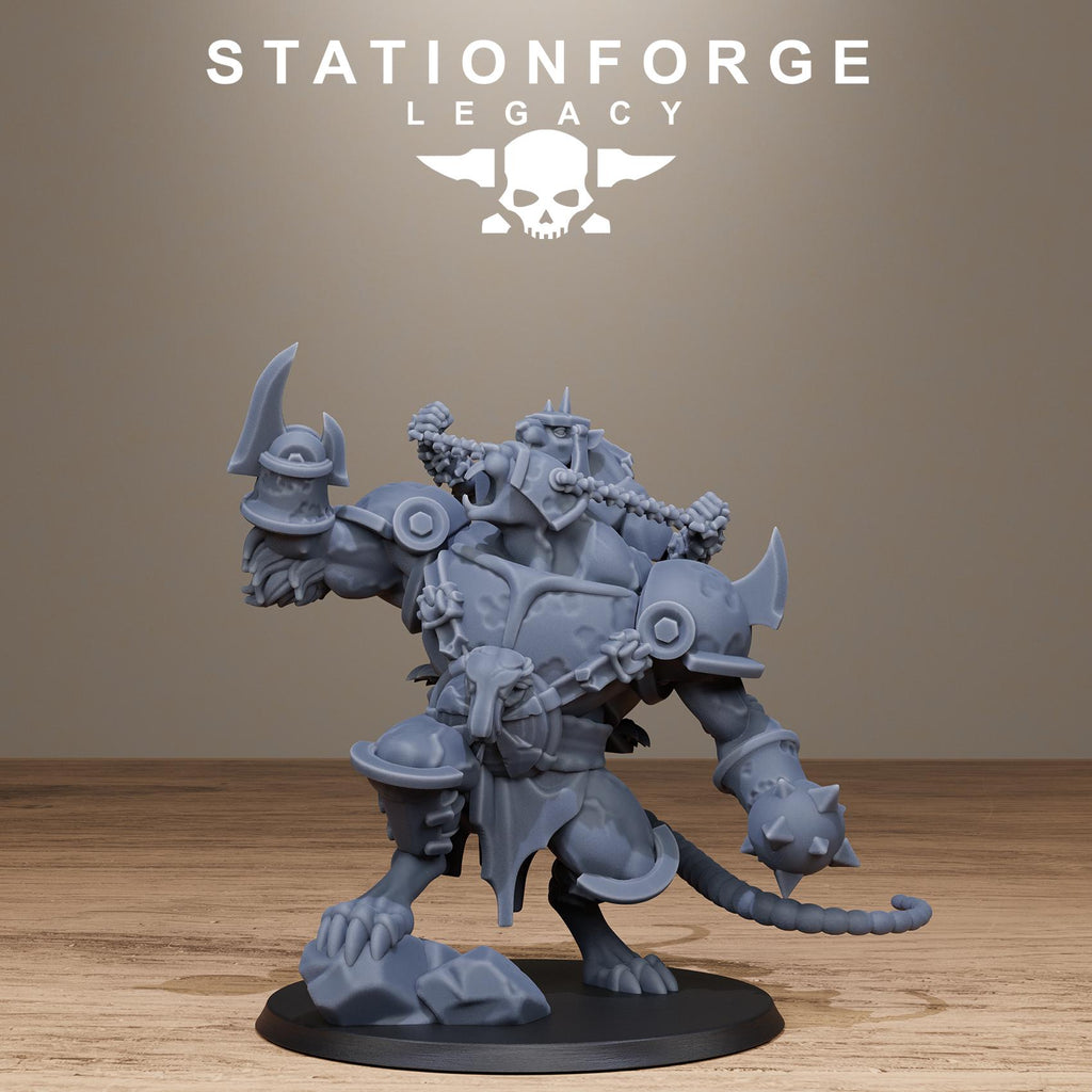 Rotfang Mega Rats from StationForgeLegacy/3 Miniatures +Gratis Bases