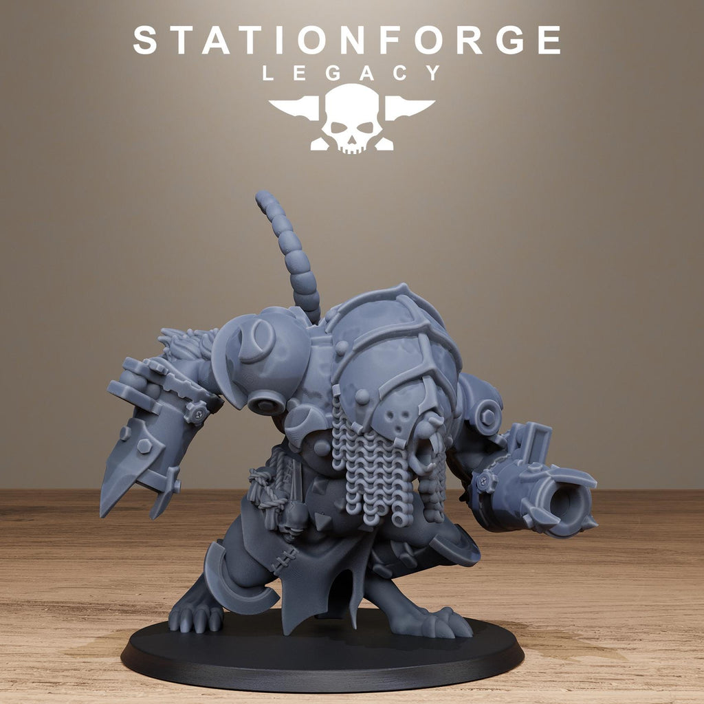 Rotfang Mega Rats from StationForgeLegacy/3 Miniatures +Gratis Bases