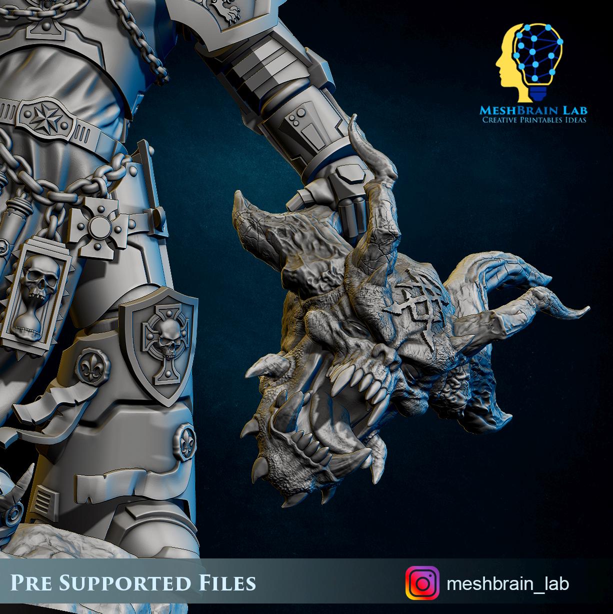 Imperialer Marine-Kreuzfahrer Electus from MeshBrainLab/Wargame Miniature+ Gratis Base
