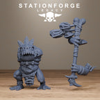 Bogkin Ogres from StationForgeLegacy/3 Miniatures +Gratis Bases