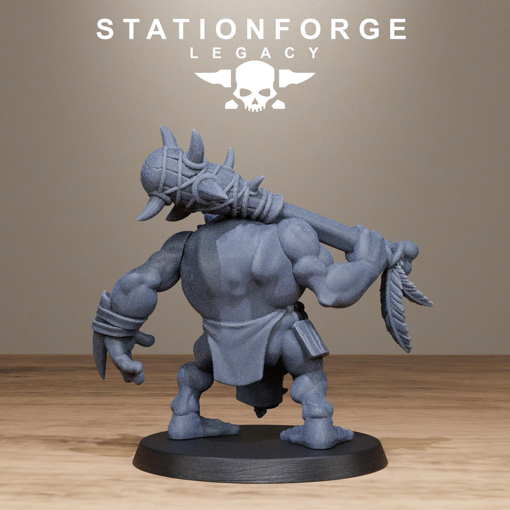Bogkin Ogres from StationForgeLegacy/3 Miniatures +Gratis Bases
