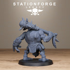 Bogkin Ogres from StationForgeLegacy/3 Miniatures +Gratis Bases
