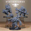 Bogkin Ogres from StationForgeLegacy/3 Miniatures +Gratis Bases