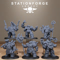 Ironvale Leaders from StationForgeLegacy/6 Miniatures +Gratis Bases