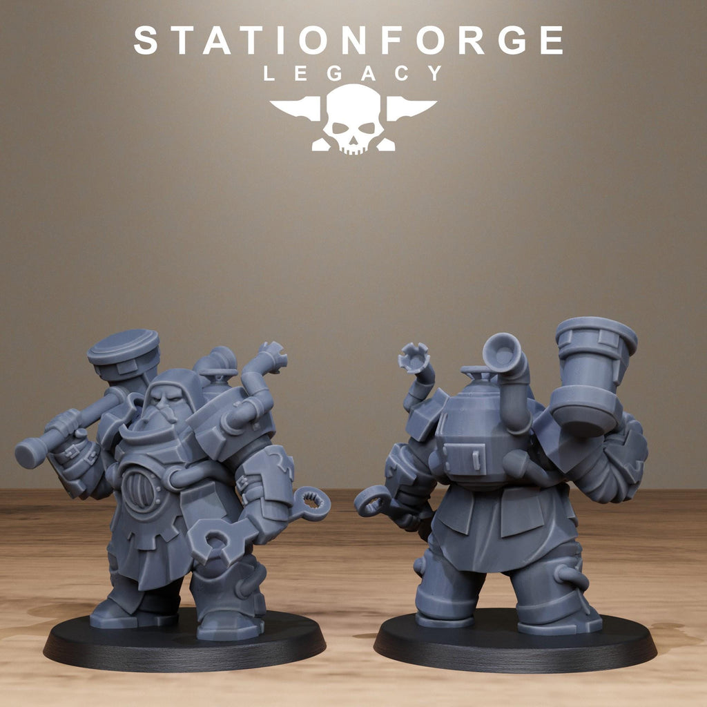 Ironvale Leaders from StationForgeLegacy/6 Miniatures +Gratis Bases