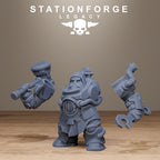 Ironvale Leaders from StationForgeLegacy/6 Miniatures +Gratis Bases