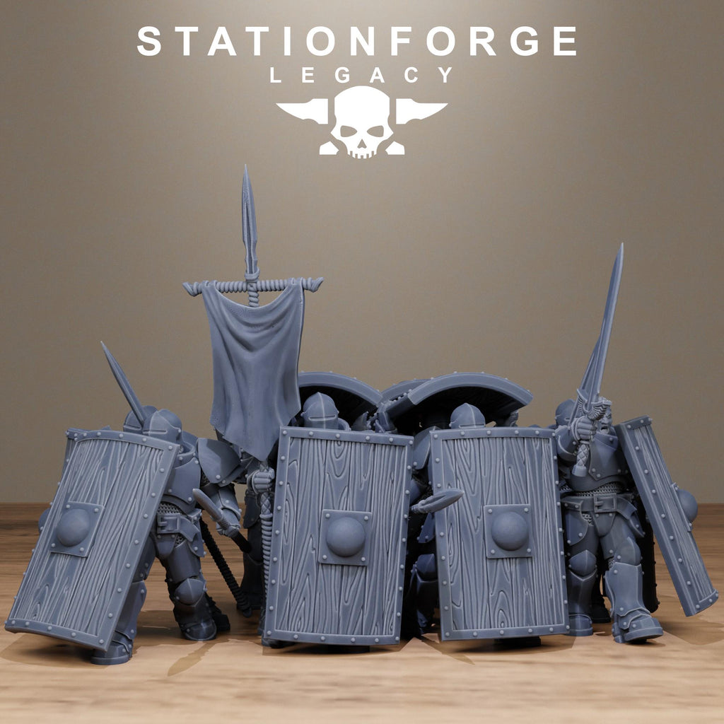 Solaris Shielders  from StationForgeLegacy/10 Miniatures +Gratis Bases