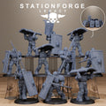 Solaris Shielders  from StationForgeLegacy/10 Miniatures +Gratis Bases