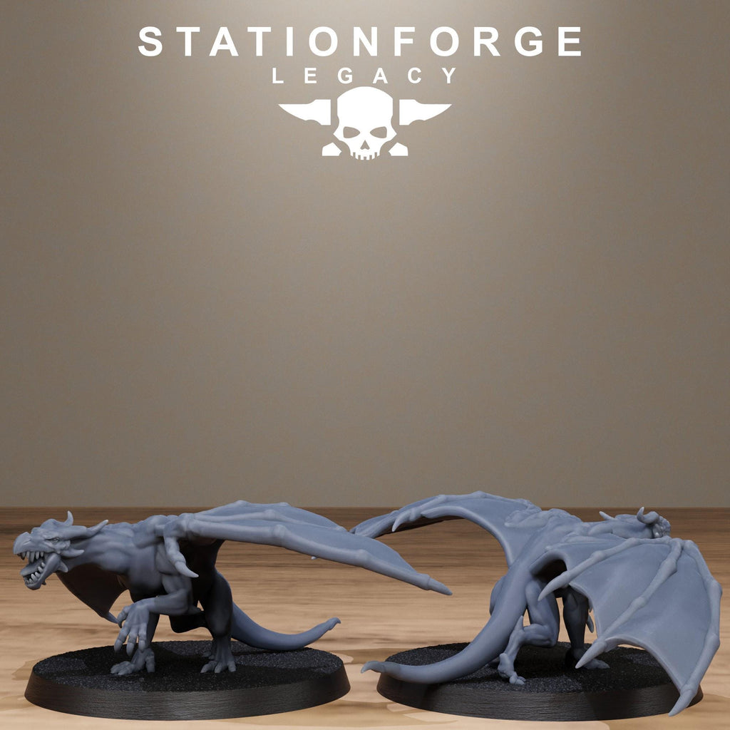 Solaris Dragon Squad from StationForgeLegacy/10 Miniatures +Gratis Bases