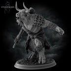 Minotaur from Stormborn Collectibles, Wargame Miniature+ Gratis Base