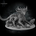 Basilisk King from Stormborn Collectibles, Wargame Miniature+ Base