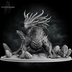 Basilisk King from Stormborn Collectibles, Wargame Miniature+ Base