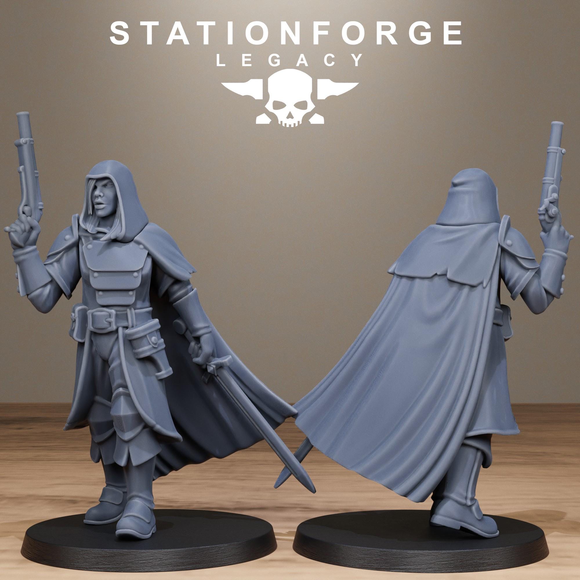 Thorncrest Trackers from StationForgeLegacy/10 Miniatures +Gratis Bases