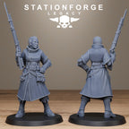 Thorncrest Hunters Sisters from StationForgeLegacy/10 Miniatures +Gratis Bases