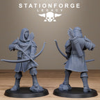 Thorncrest Hunters Sisters from StationForgeLegacy/10 Miniatures +Gratis Bases