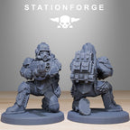 GrimGuard Elites from StationForge/12 Miniatures +Gratis Bases