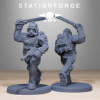 GrimGuard Elites from StationForge/12 Miniatures +Gratis Bases
