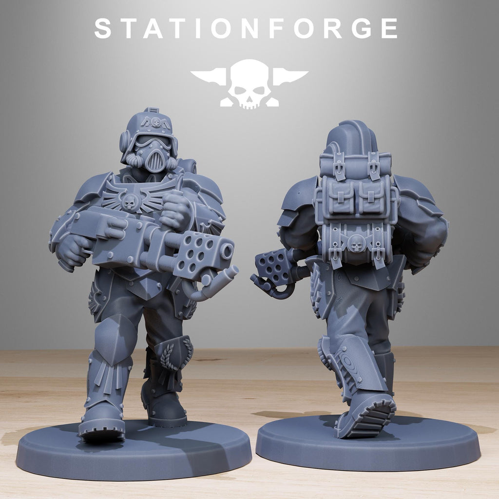 GrimGuard Elites from StationForge/12 Miniatures +Gratis Bases