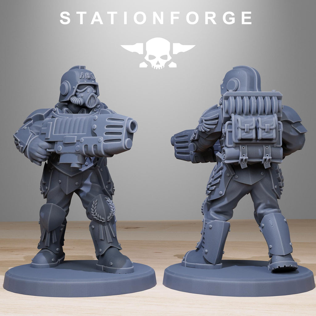GrimGuard Elites from StationForge/12 Miniatures +Gratis Bases