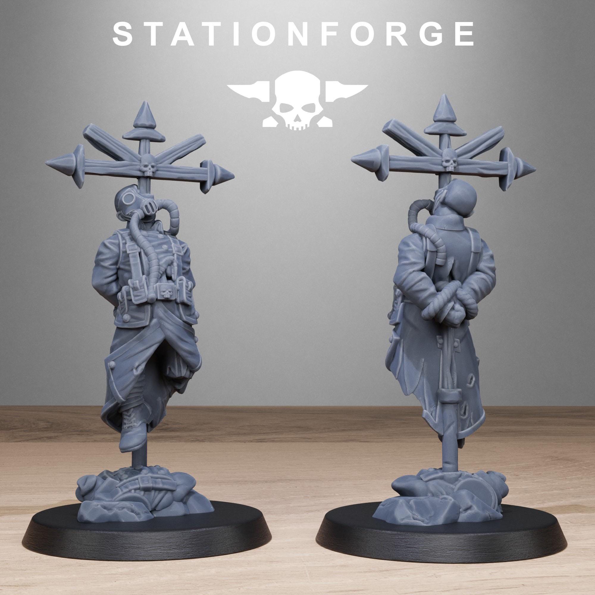 GrimGuard Objective Markers from StationForge/10 Miniatures +Gratis Bases