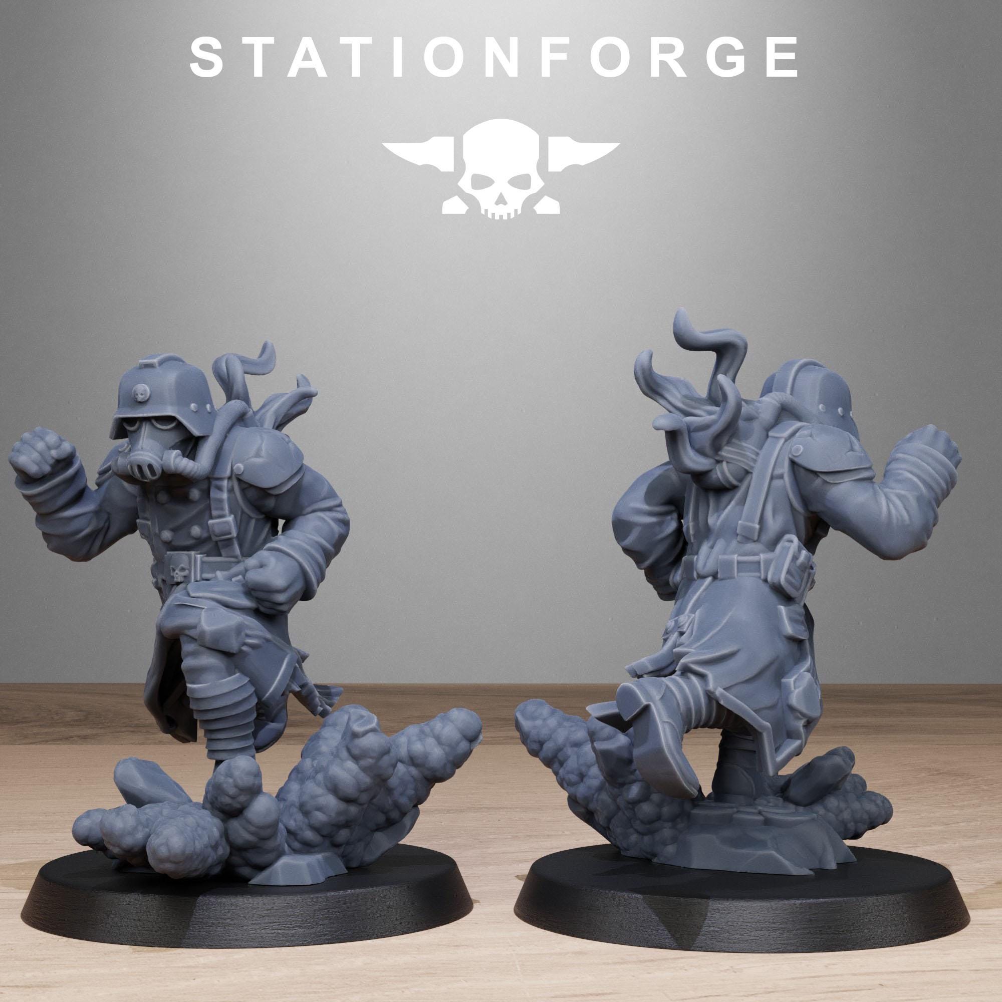 GrimGuard Objective Markers from StationForge/10 Miniatures +Gratis Bases