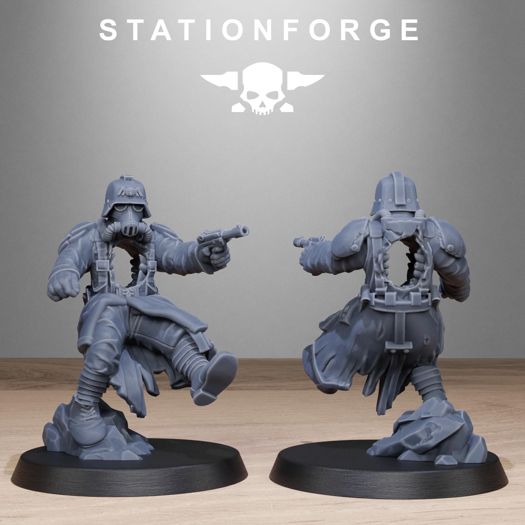 GrimGuard Objective Markers from StationForge/10 Miniatures +Gratis Bases