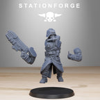 GrimGuard Bombardiers from StationForge/11 Miniatures +Gratis Bases