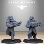 GrimGuard Bombardiers from StationForge/11 Miniatures +Gratis Bases