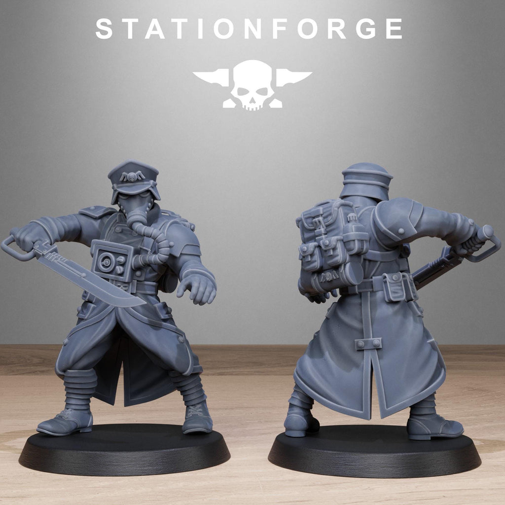 GrimGuard Vigils from StationForge/10 Miniatures +Gratis Bases