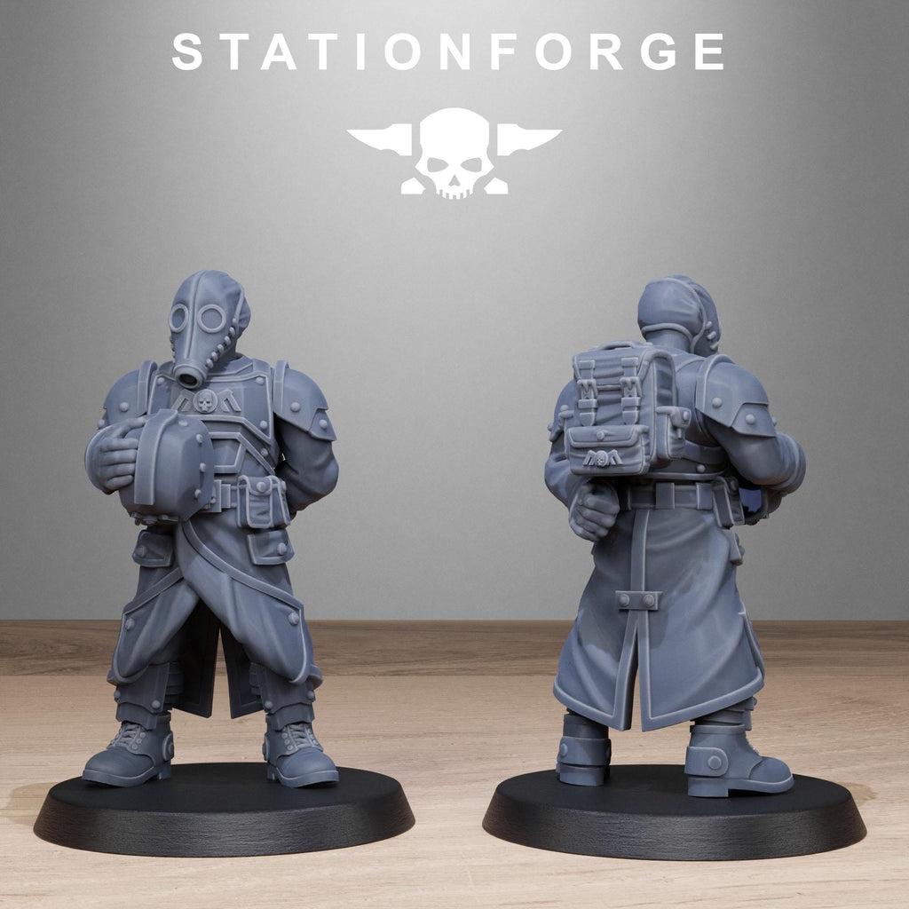 GrimGuard Vigils from StationForge/10 Miniatures +Gratis Bases