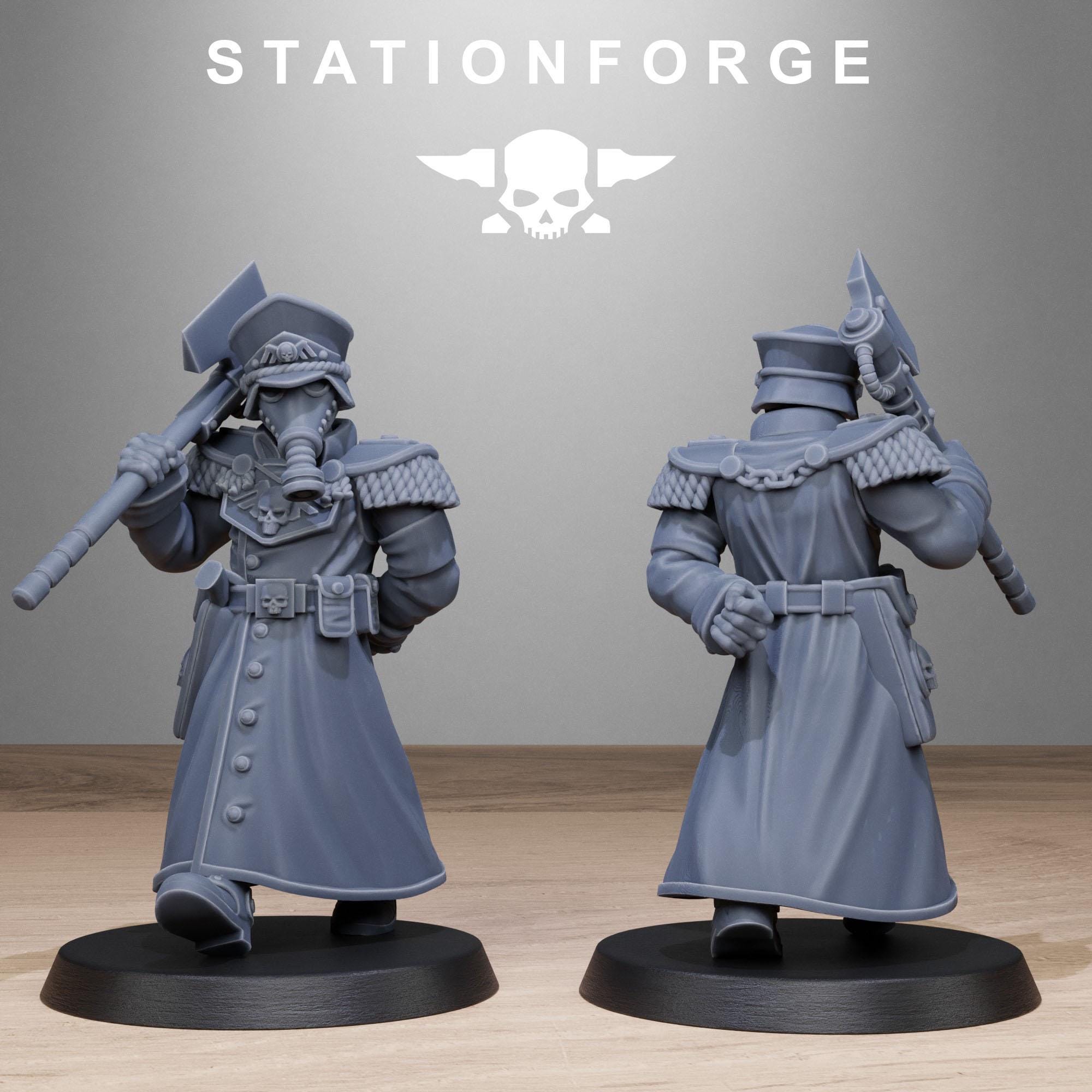 GrimGuard Vigils from StationForge/10 Miniatures +Gratis Bases