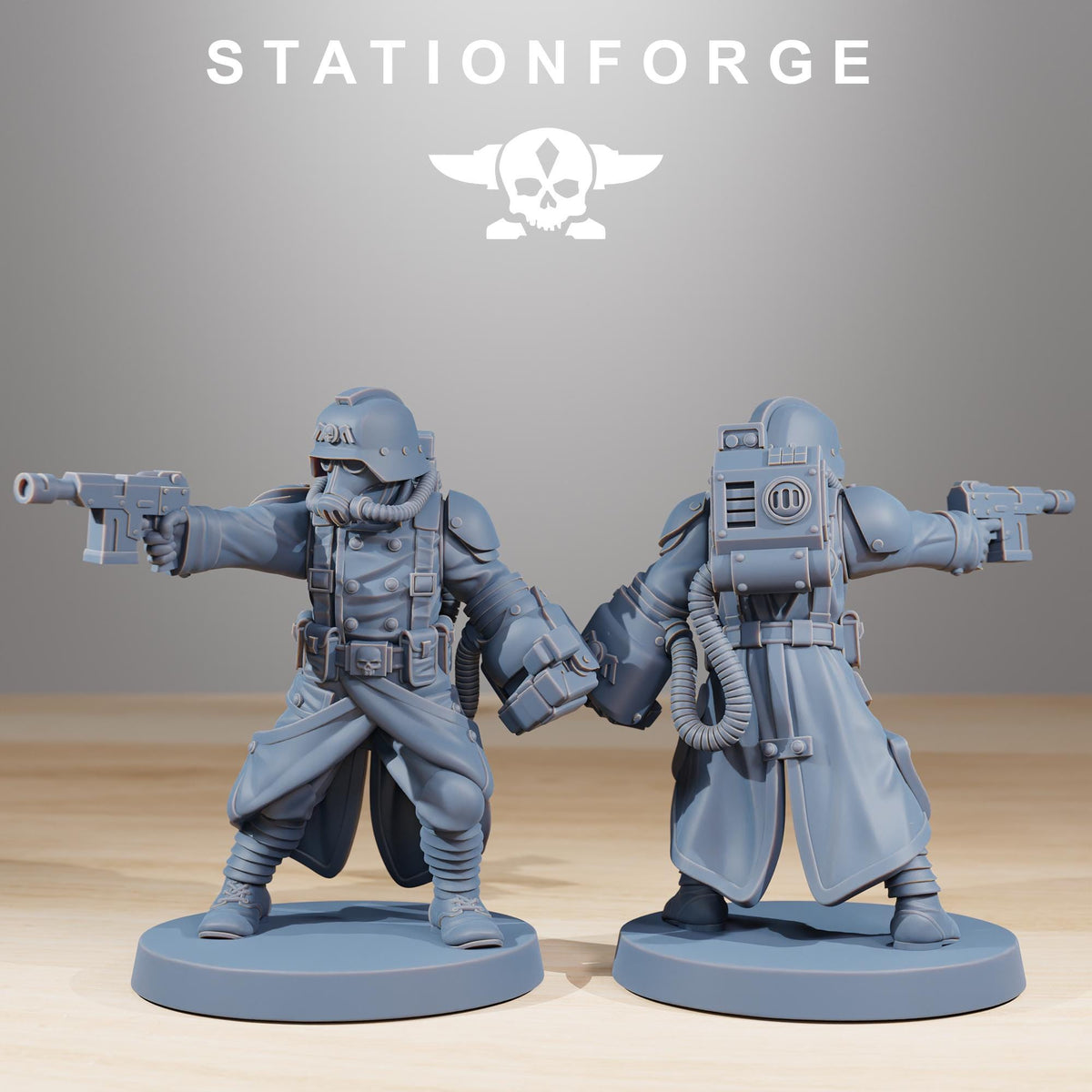 GrimGuard Acolytes  from StationForge/10 Miniatures +Gratis Bases