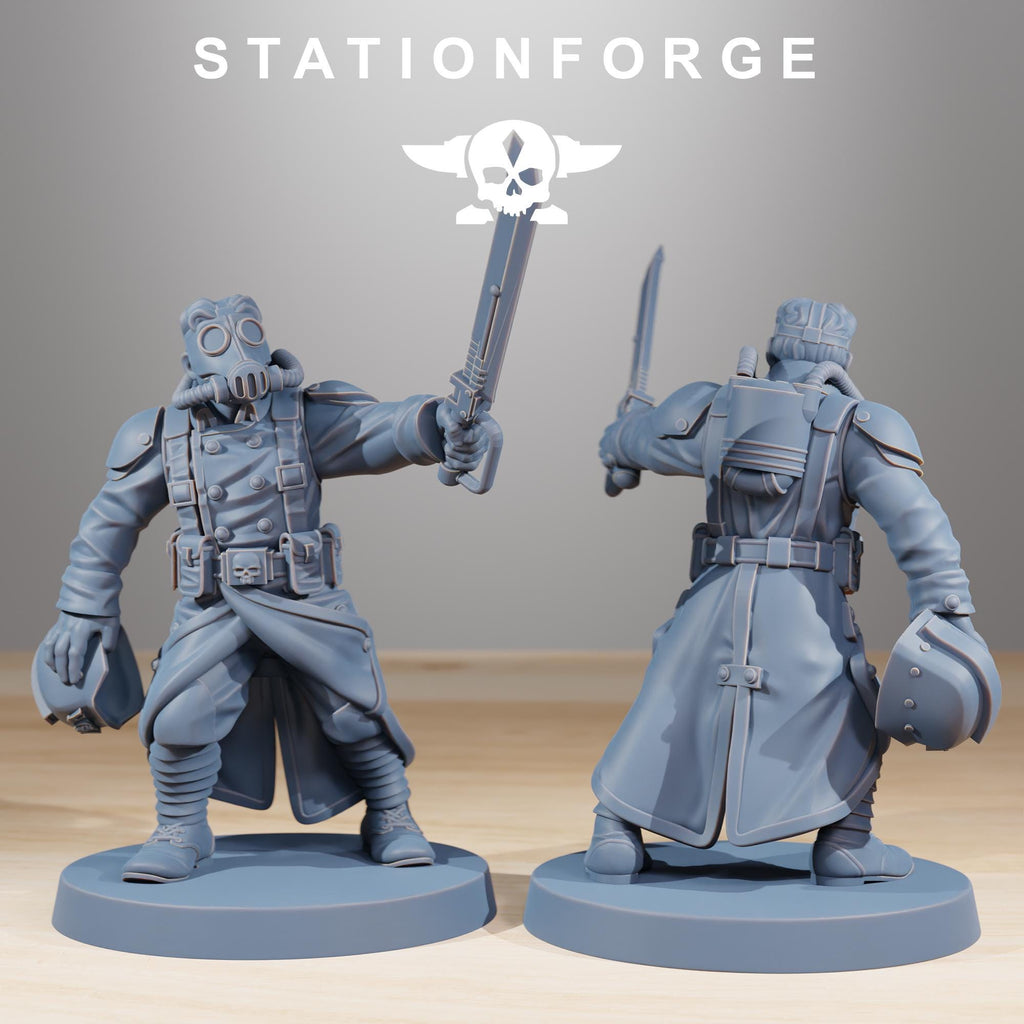 GrimGuard Acolytes  from StationForge/10 Miniatures +Gratis Bases